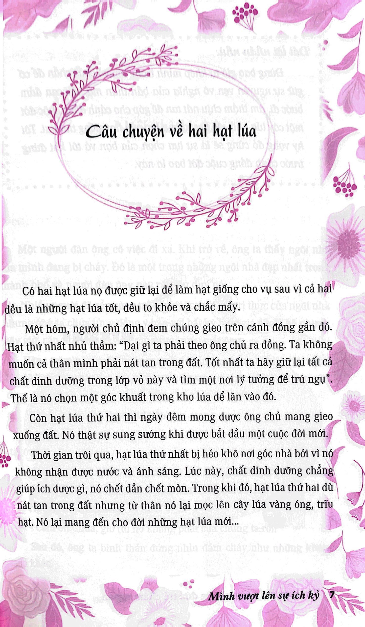 thói quen tốt của những đứa trẻ chăm ngoan - mình vượt lên sự ích kỷ