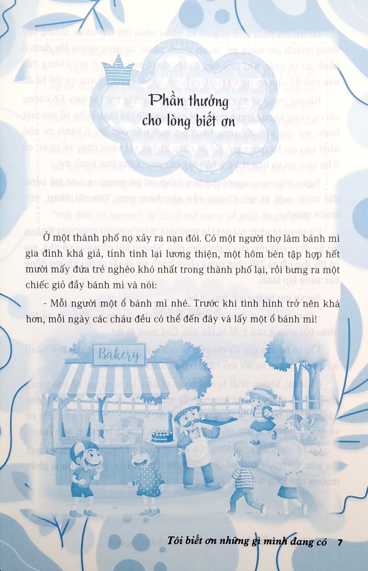 thói quen tốt của những đứa trẻ chăm ngoan - tôi biết ơn những gì mình đang có