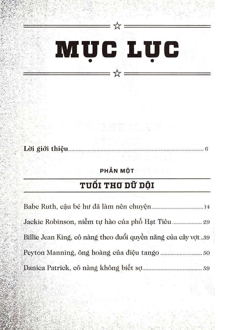 thời thơ ấu của các huyền thoại thể thao - chuyện thật chưa kể (tái bản)