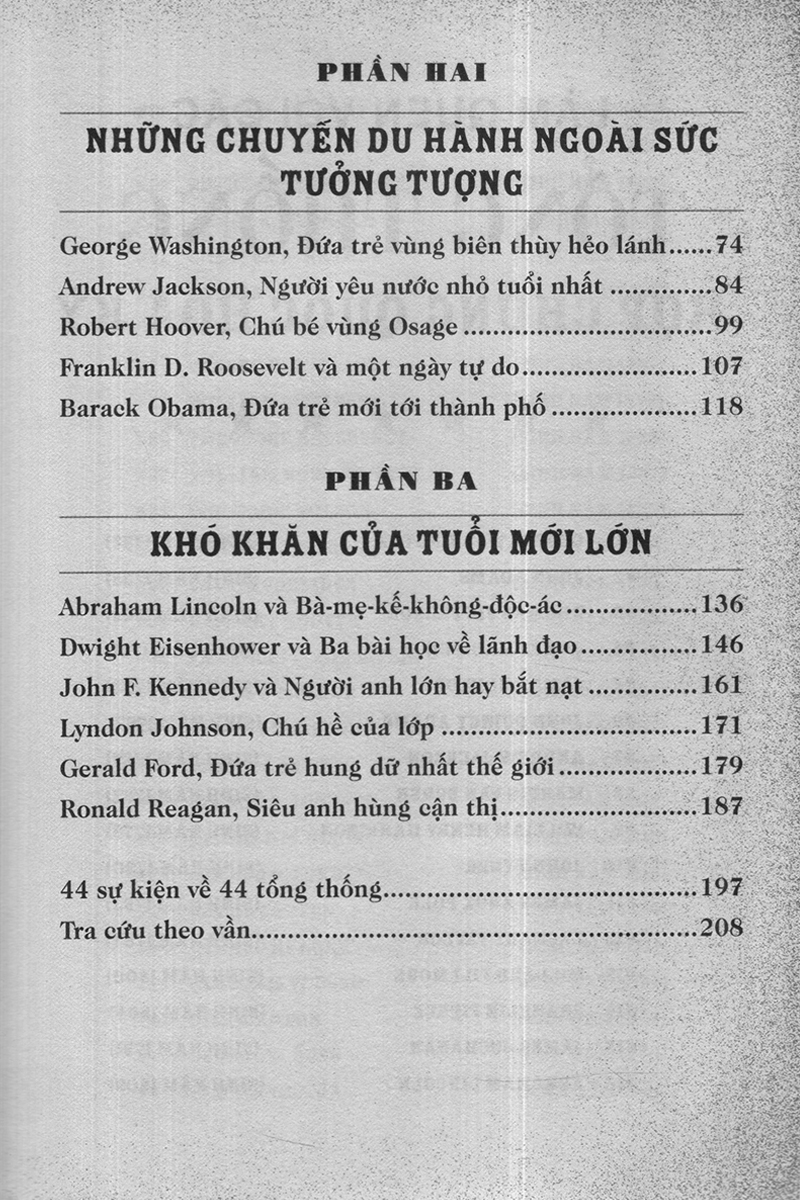 thời thơ ấu của các tổng thống mỹ - chuyện thật chưa kể (tái bản 2023)