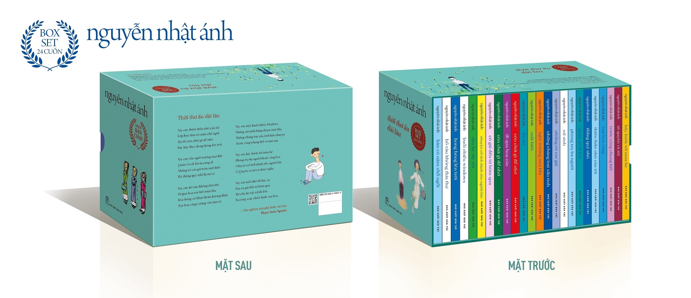 thời thơ ấu dài lâu - nguyễn nhật ánh - boxset 24 cuốn - phiên bản tươi mới