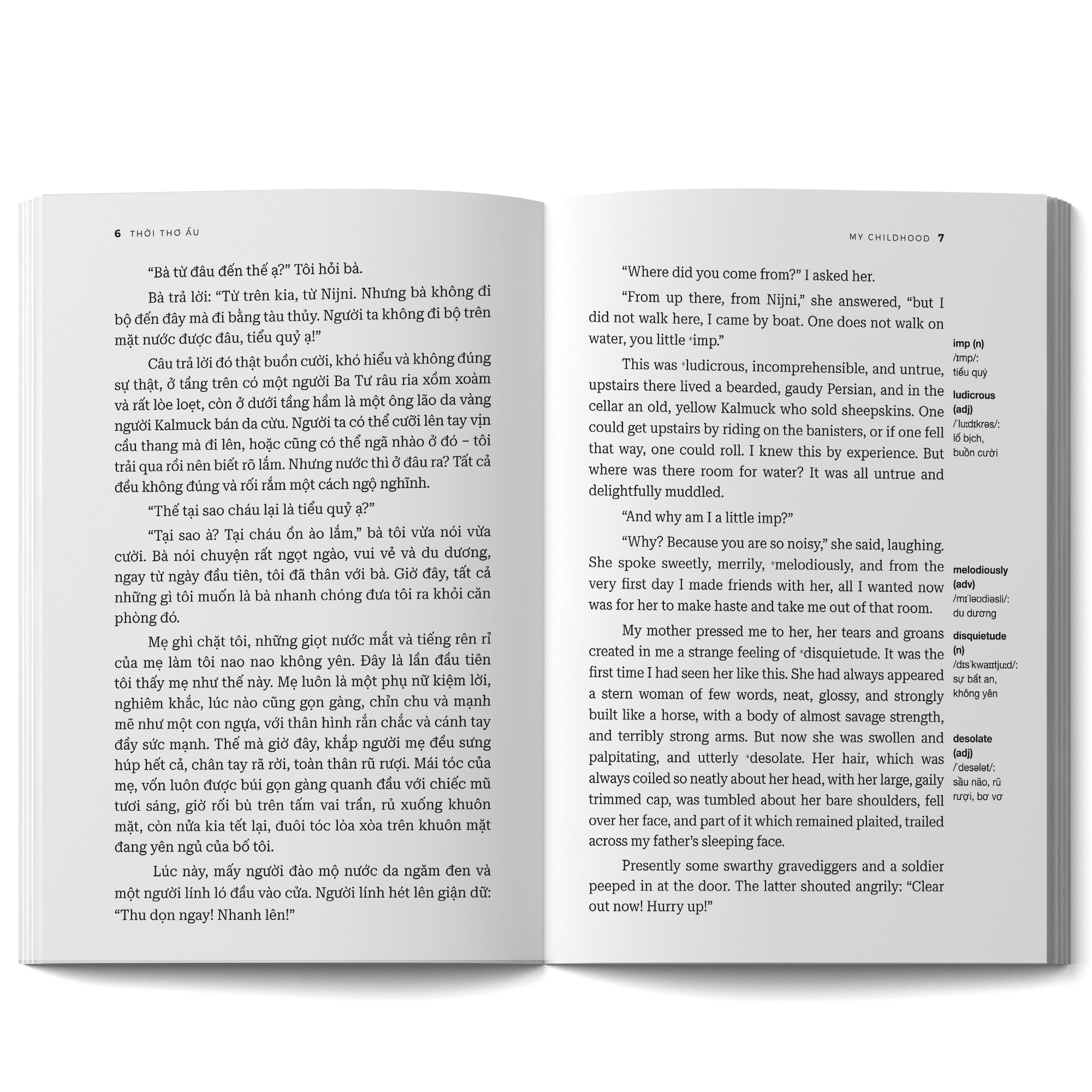 thời thơ ấu - my childhood - song ngữ việt-anh