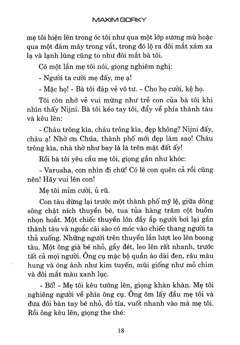 thời thơ ấu (tái bản 2018)
