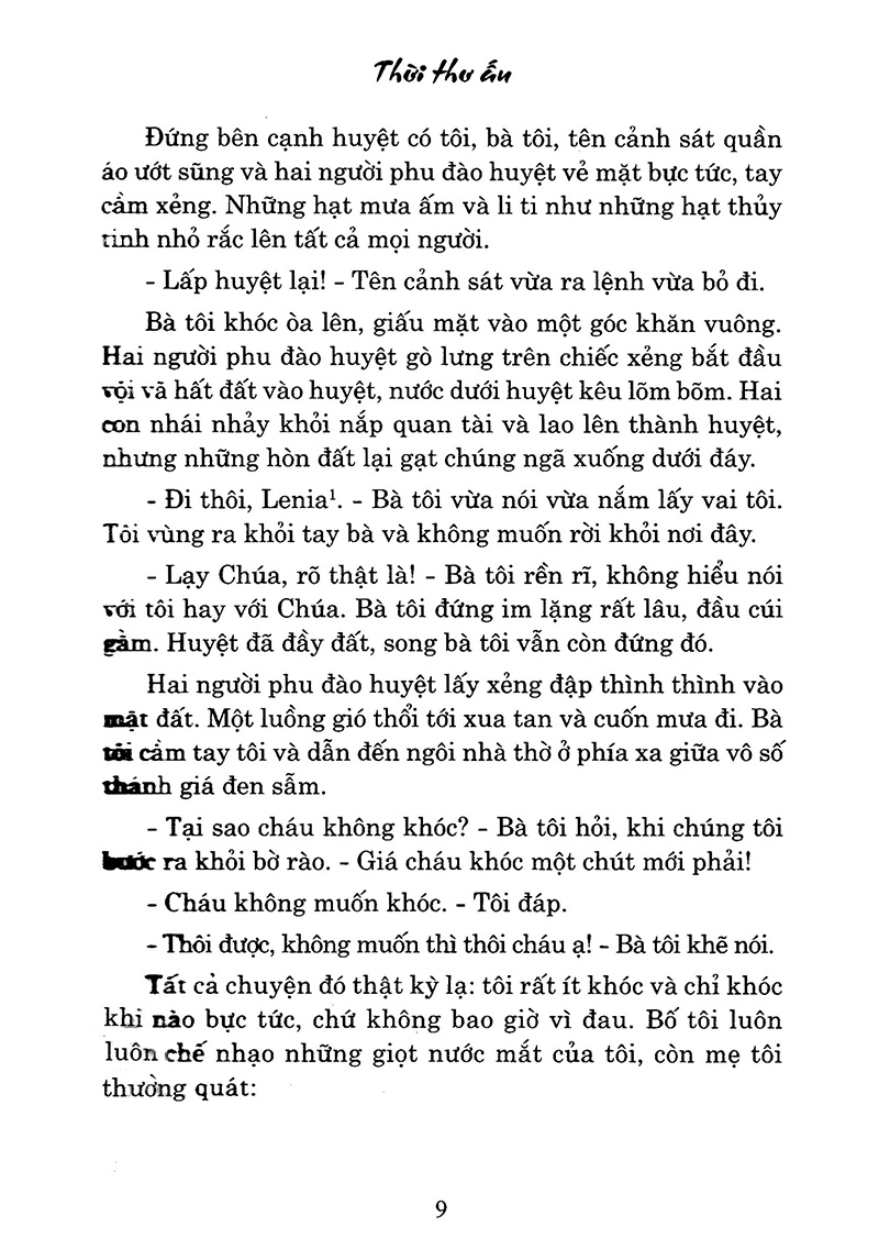 thời thơ ấu (tái bản 2019)