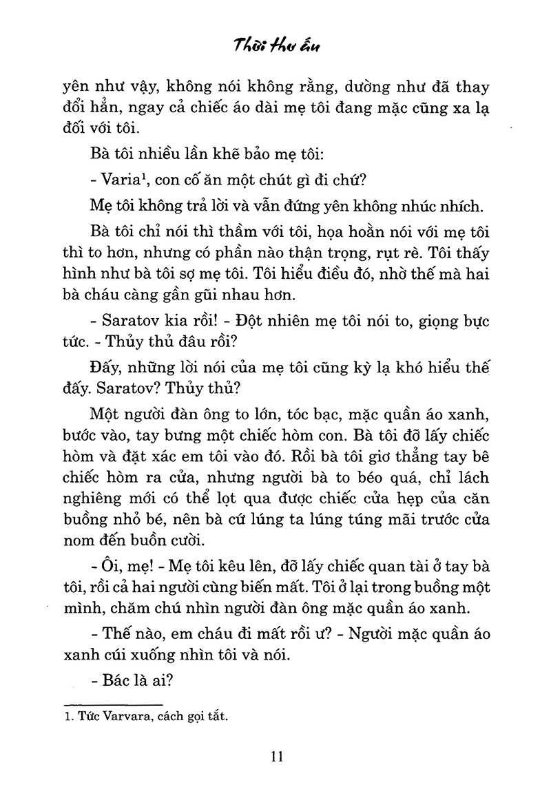 thời thơ ấu (tái bản 2019)