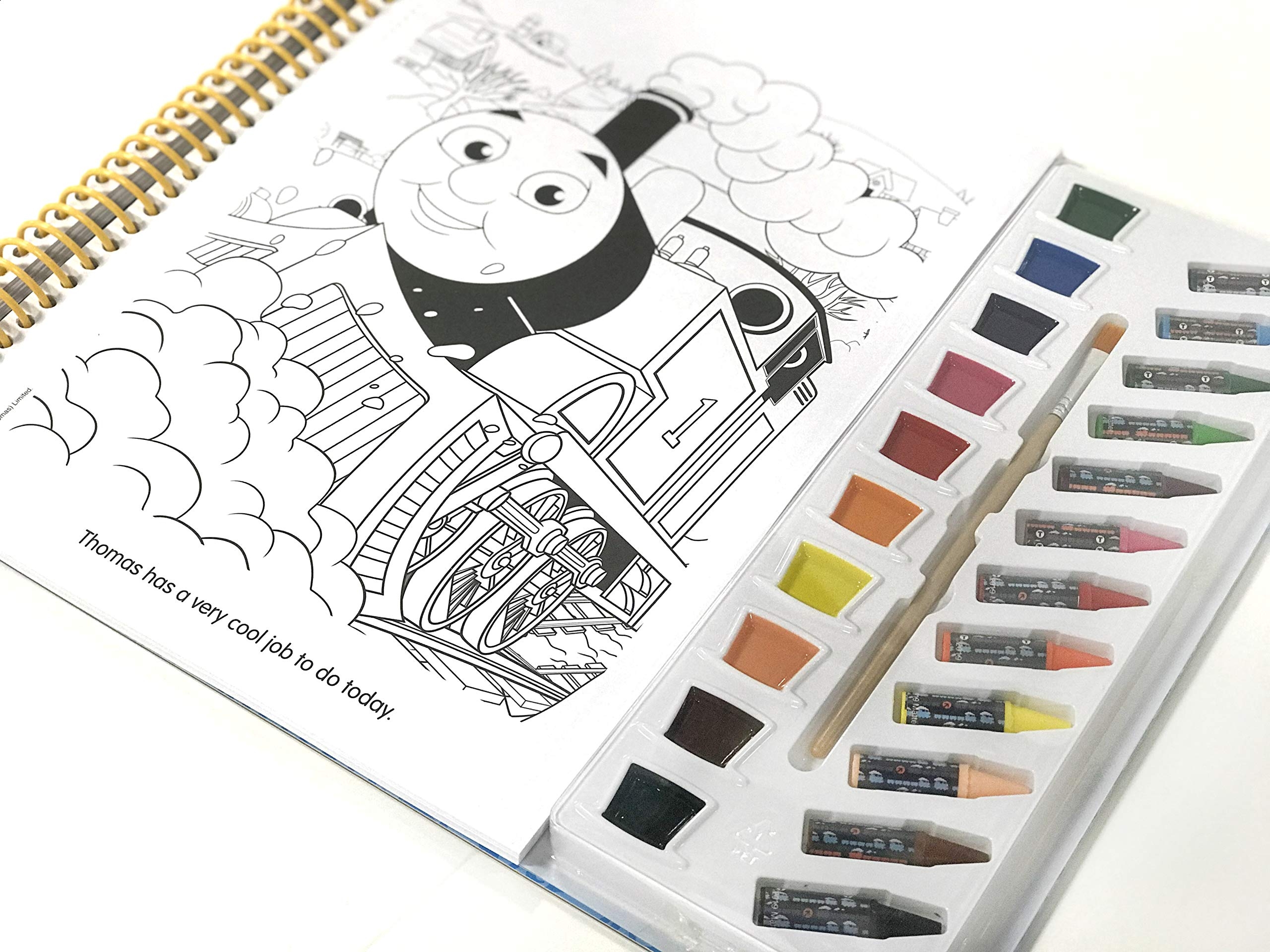 thomas & friends deluxe poster paint & color