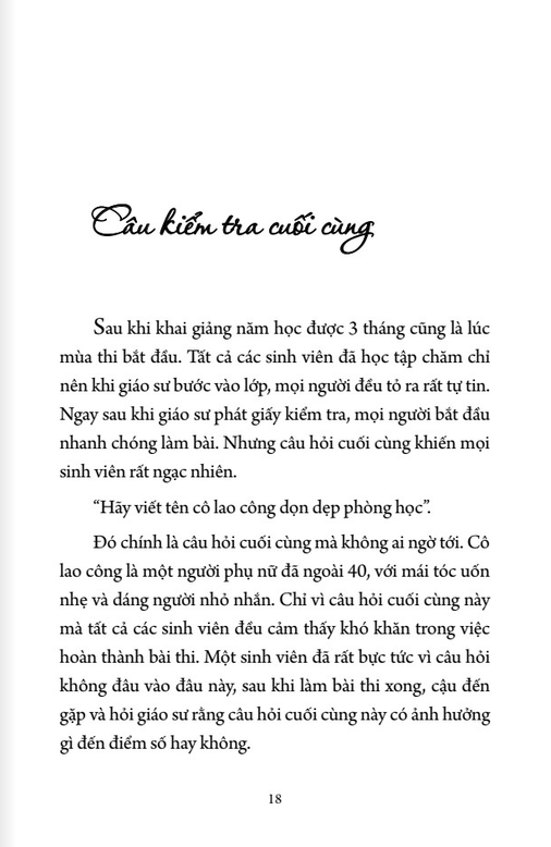 thông điệp cuộc sống qua những câu chuyện ý nghĩa
