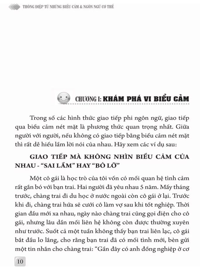 thông điệp - từ những biểu cảm ngôn ngữ cơ thể