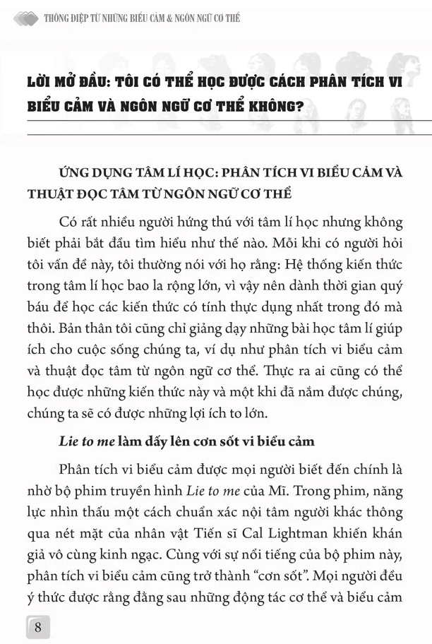 thông điệp - từ những biểu cảm ngôn ngữ cơ thể