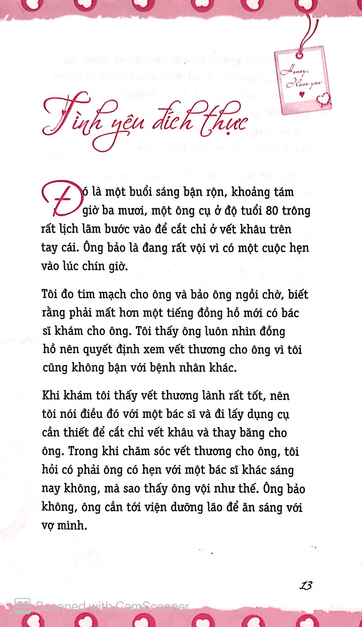 thông điệp yêu thương - honey, i love you