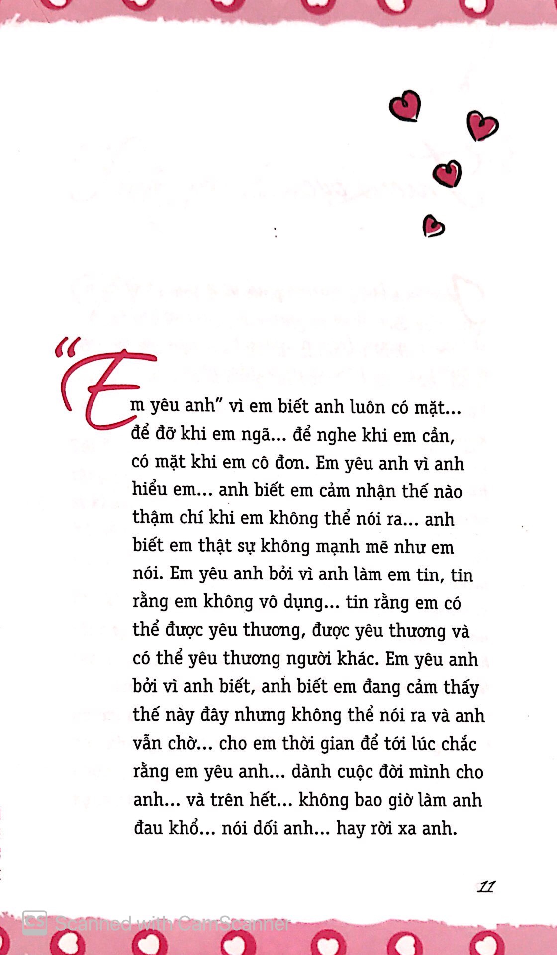 thông điệp yêu thương - honey, i love you