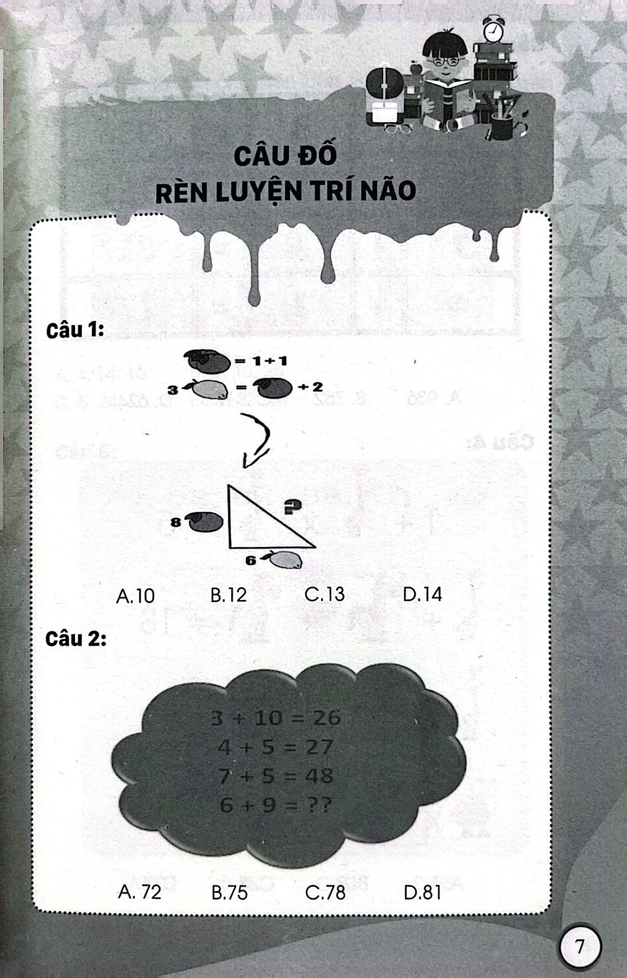 thông minh - tài trí: câu đố rèn luyện trí não