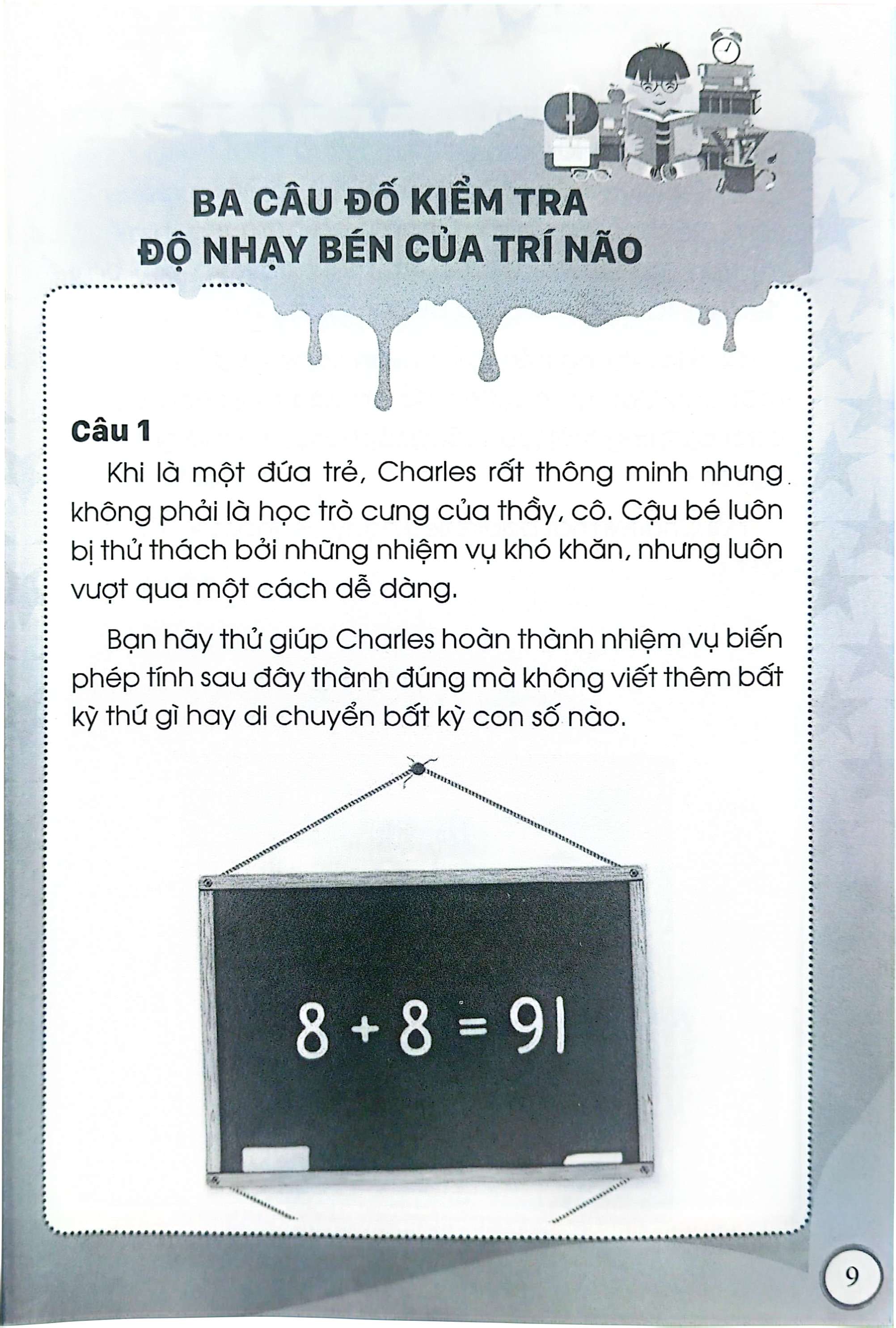 thông minh - tài trí: câu đố về nhanh trí và nhạy bén