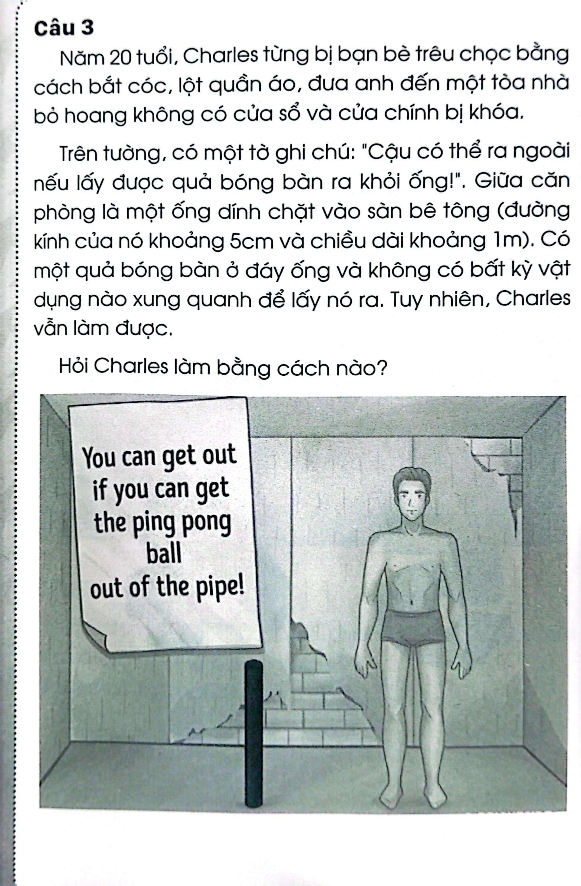 thông minh - tài trí: câu đố về nhanh trí và nhạy bén