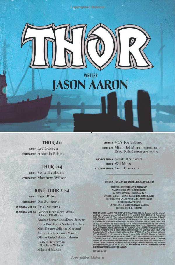 thor by jason aaron: the complete collection vol. 5