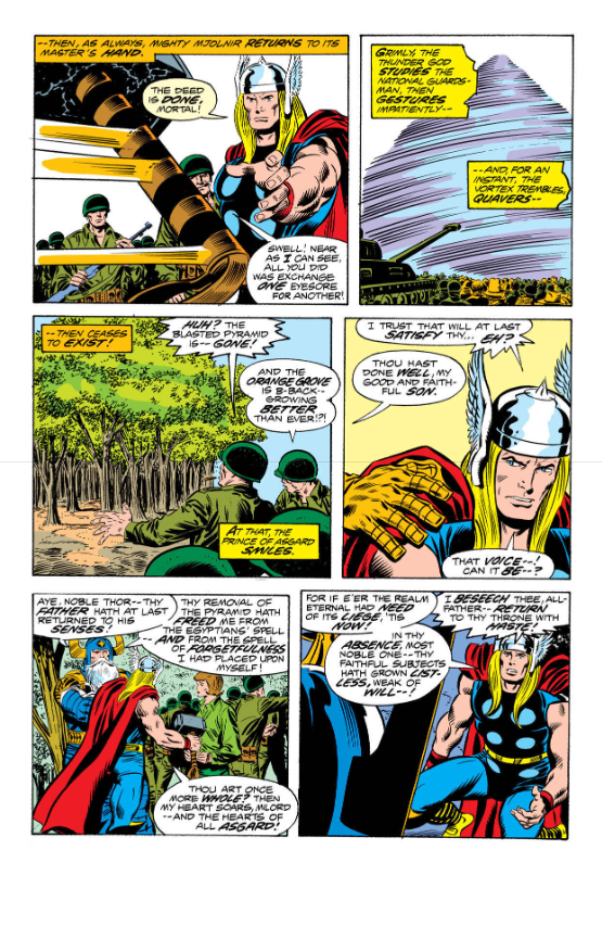 thor epic collection: war of the gods