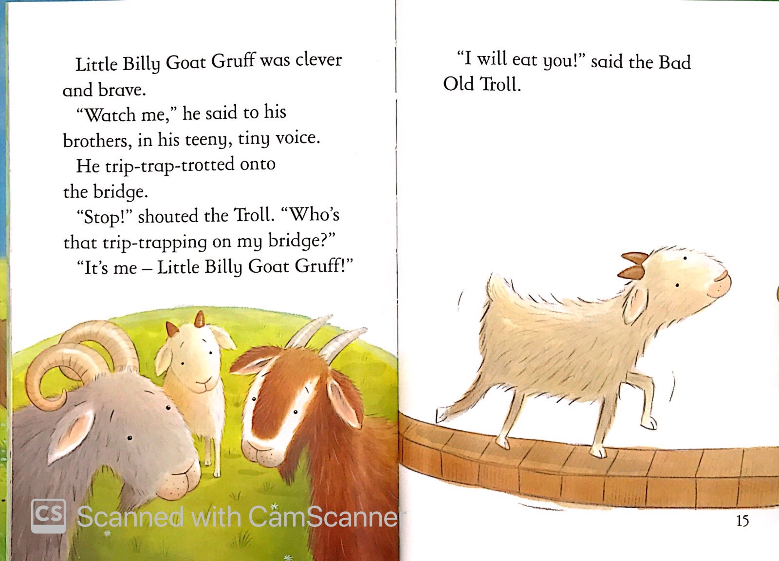 three billy goats gruff