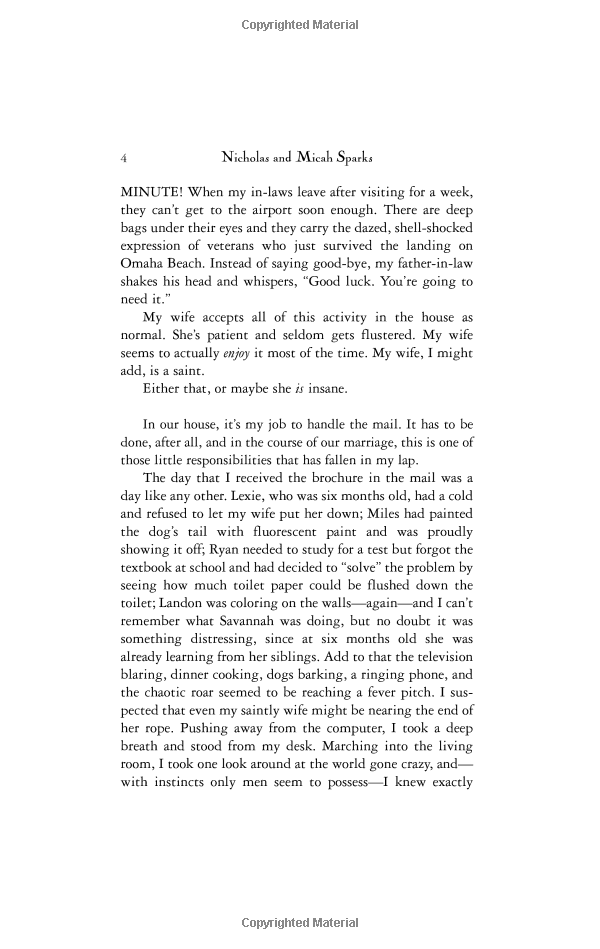 three weeks with my brother