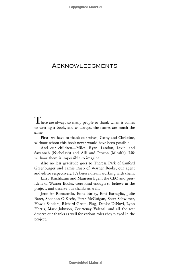 three weeks with my brother