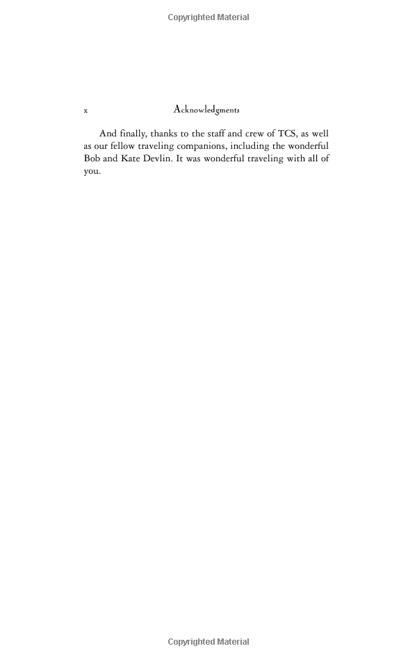 three weeks with my brother