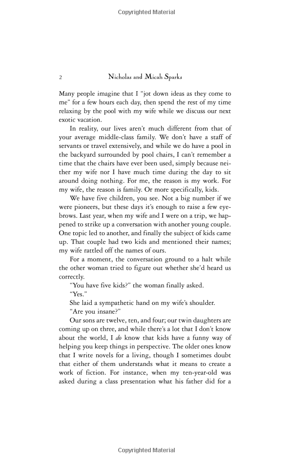 three weeks with my brother