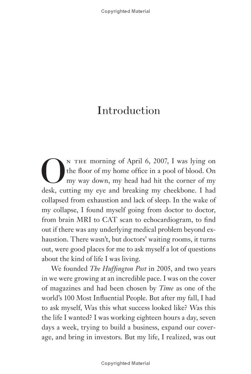 thrive : the third metric to redefining success and creating a happier life