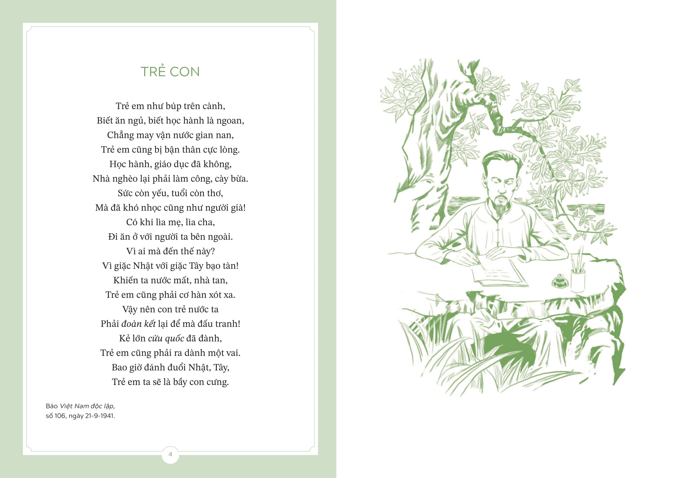 thư bác hồ gửi thiếu nhi