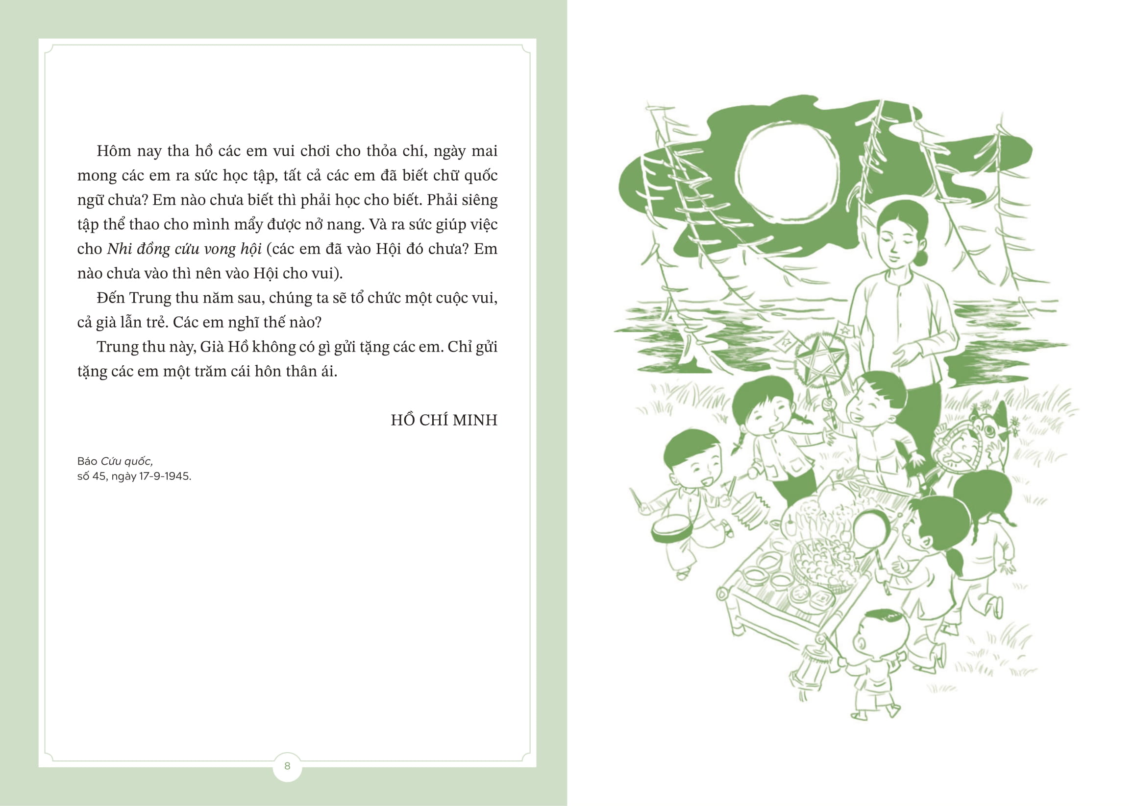 thư bác hồ gửi thiếu nhi