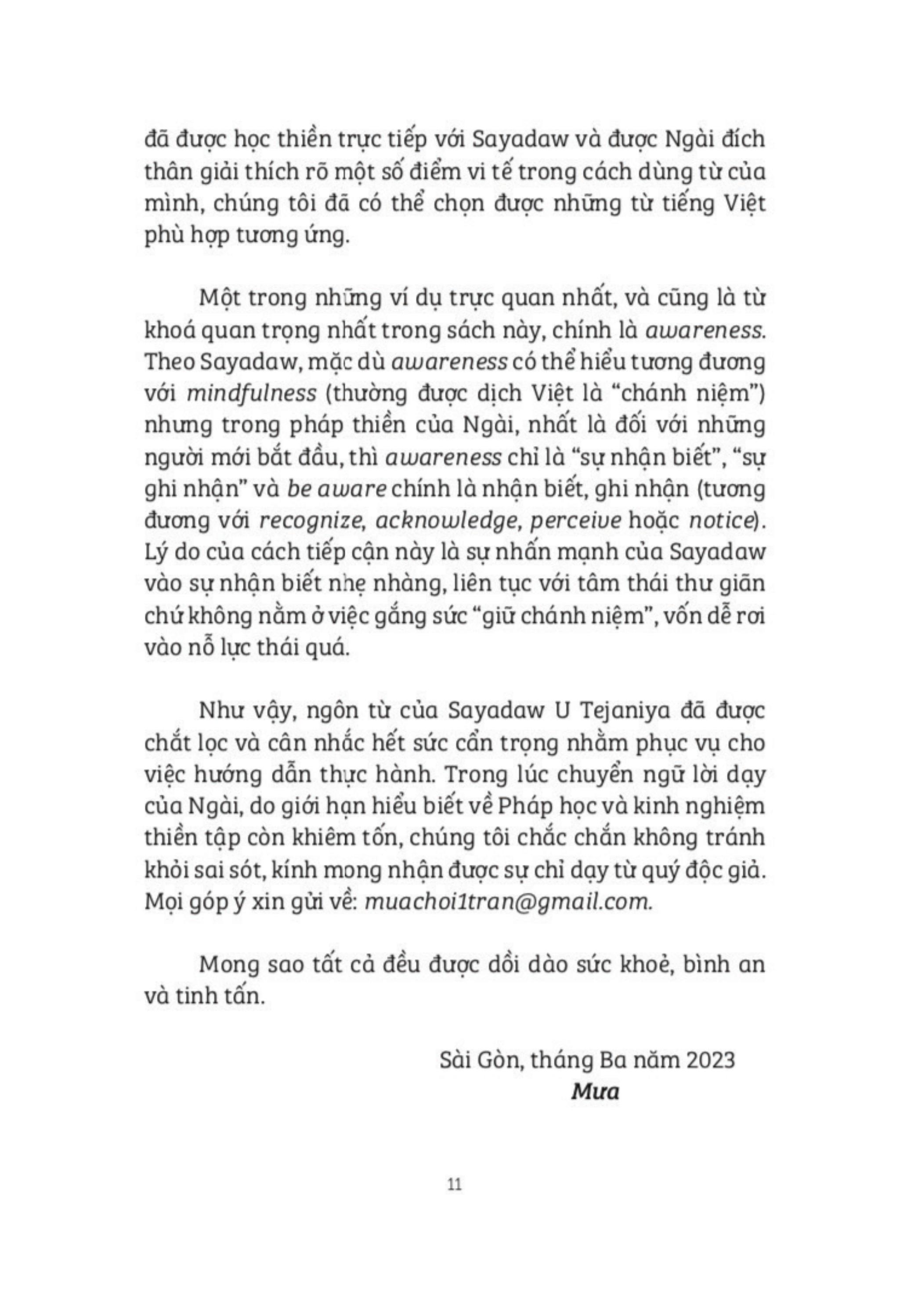 thư giãn và nhận biết - pháp thiền chánh niệm cho tâm sáng tỏ, tự tin và trí tuệ