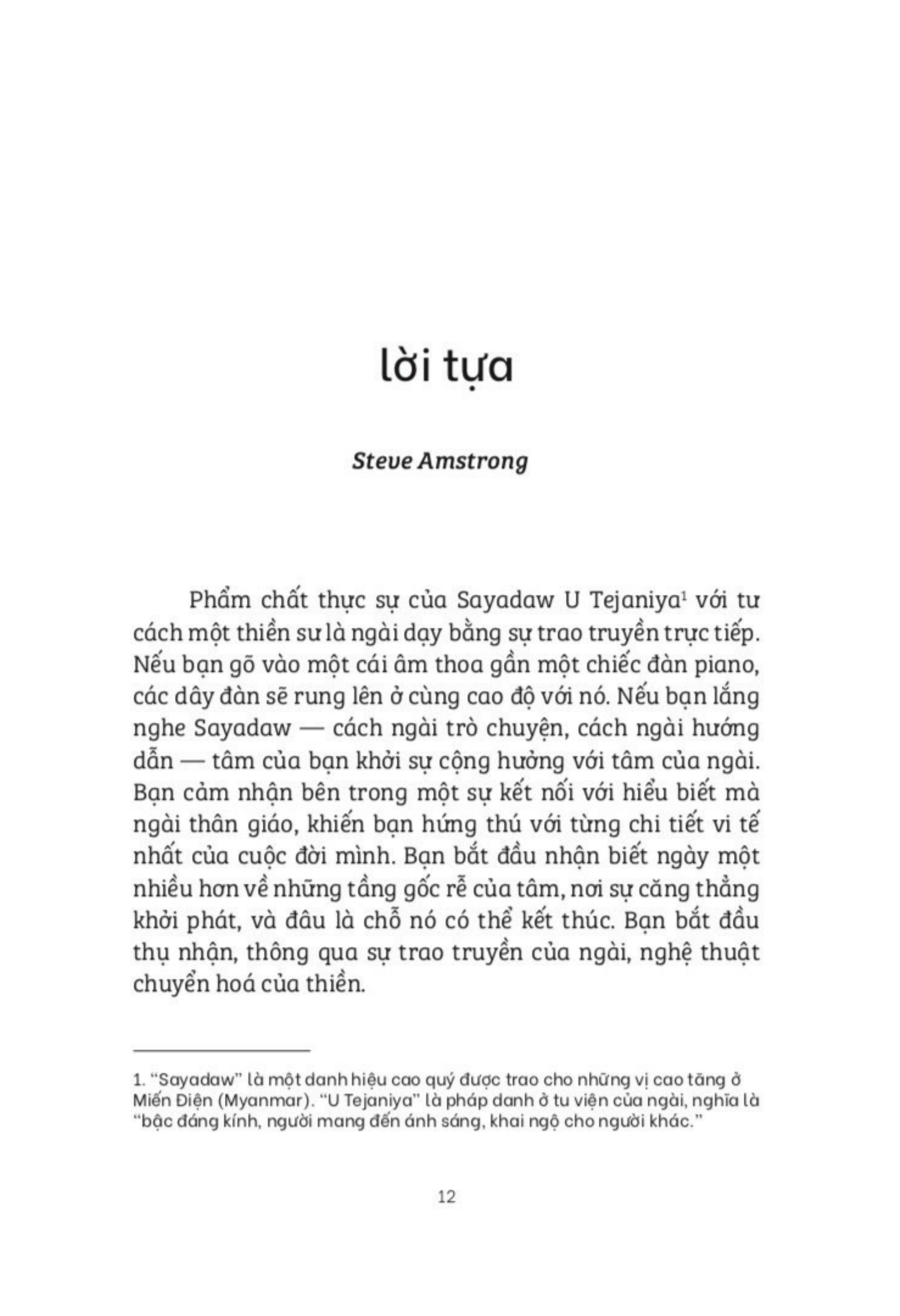 thư giãn và nhận biết - pháp thiền chánh niệm cho tâm sáng tỏ, tự tin và trí tuệ