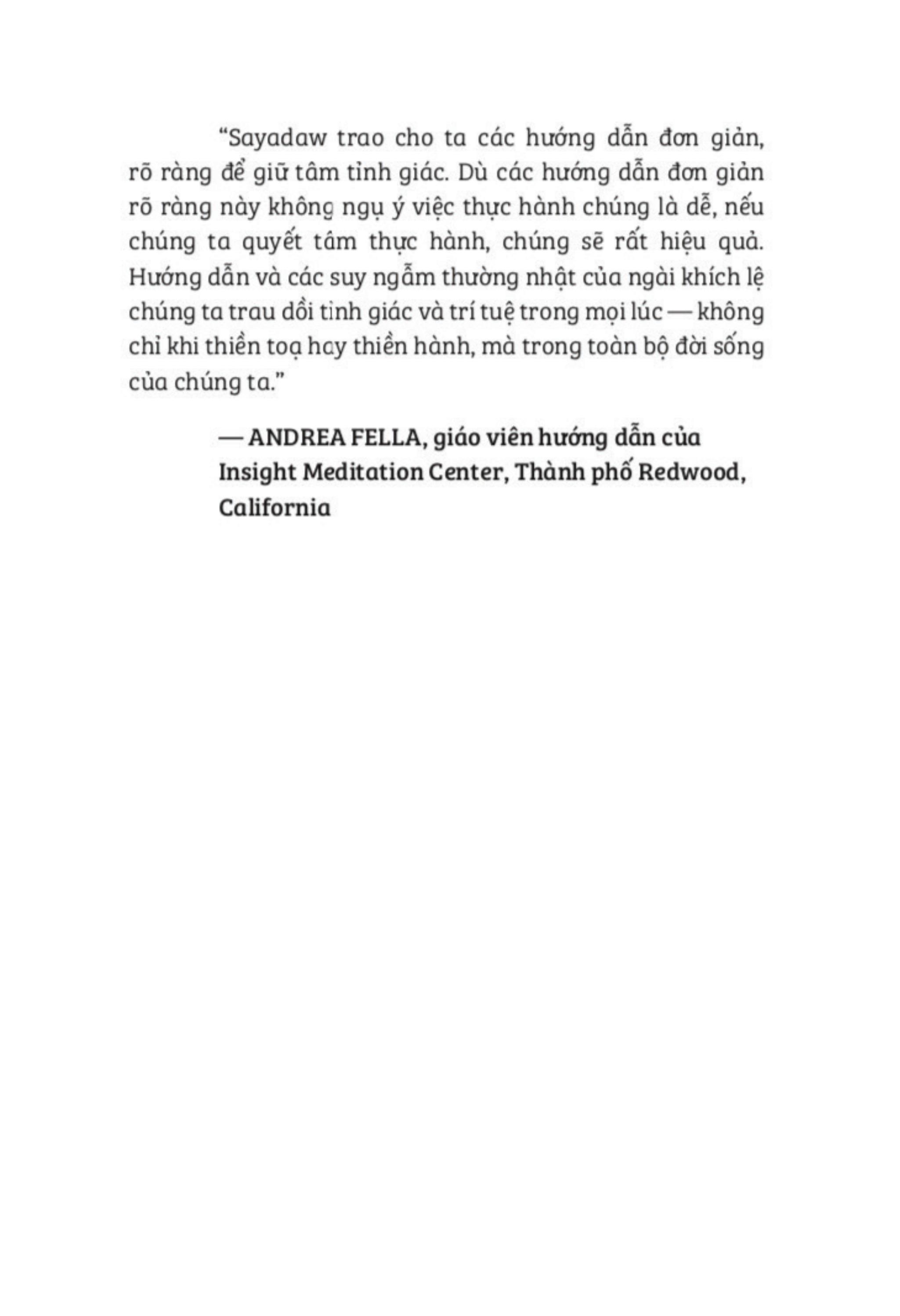 thư giãn và nhận biết - pháp thiền chánh niệm cho tâm sáng tỏ, tự tin và trí tuệ
