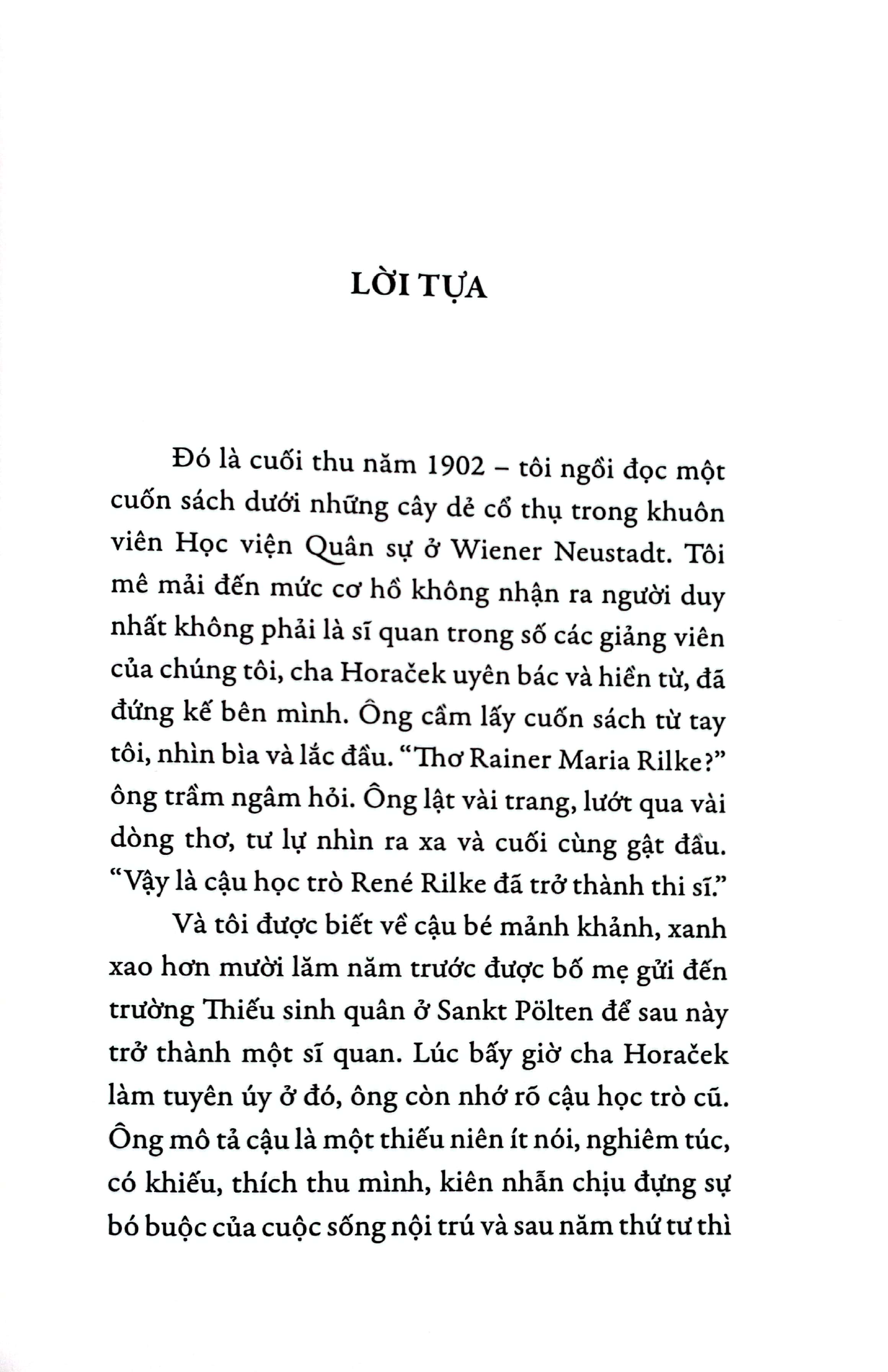 thư gửi nhà thơ trẻ