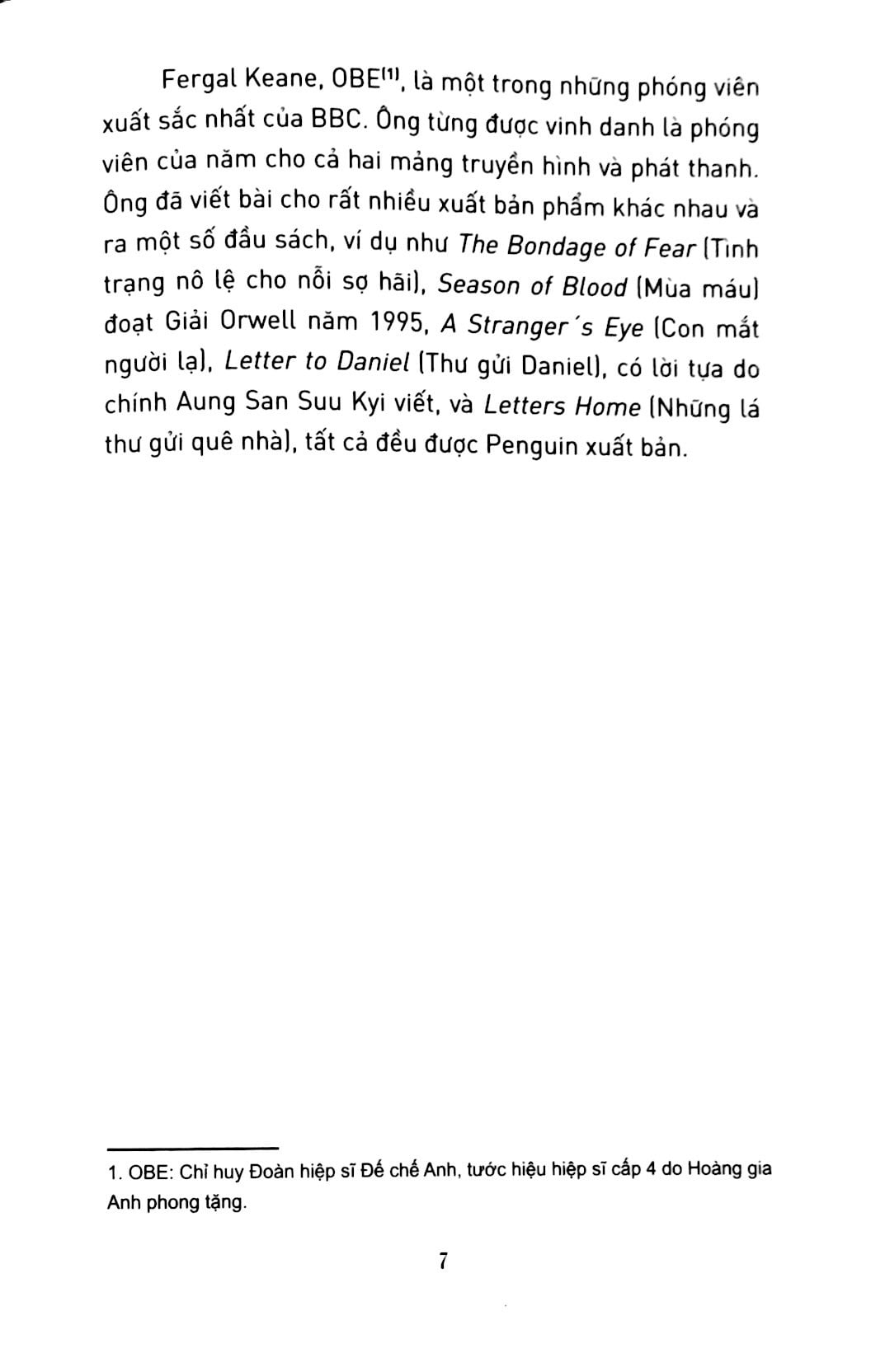 thư gửi từ miến điện