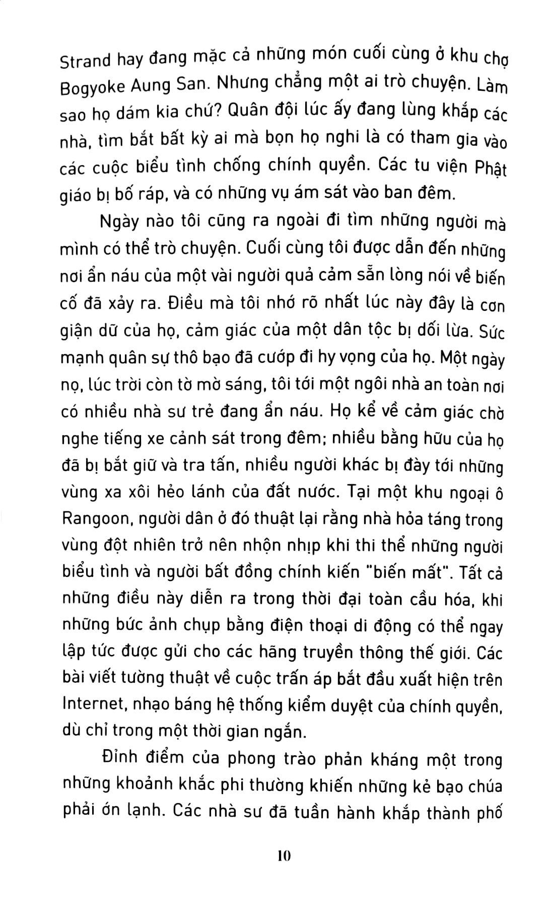 thư gửi từ miến điện