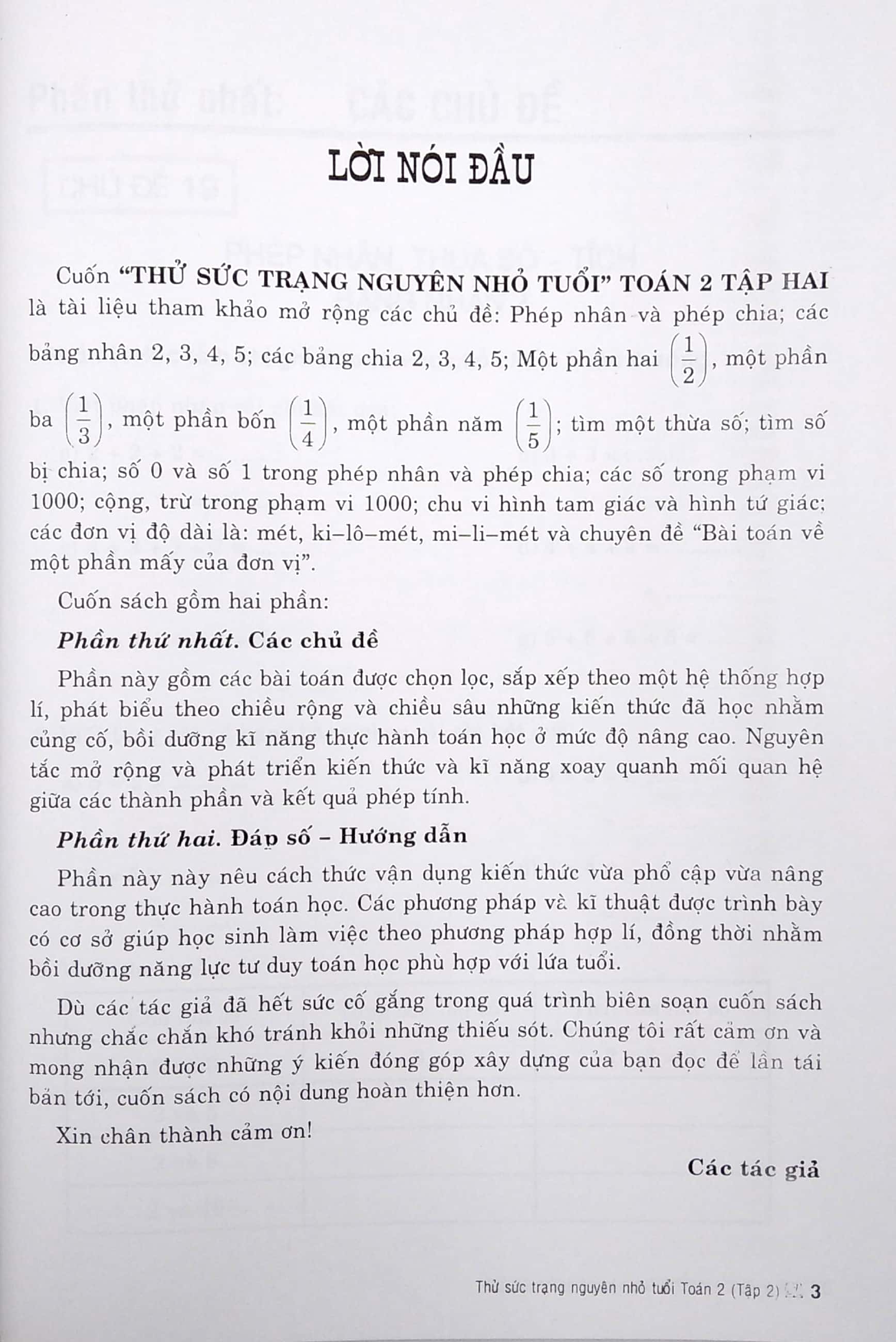thử sức trạng nguyên nhỏ tuổi toán 2 - tập 2