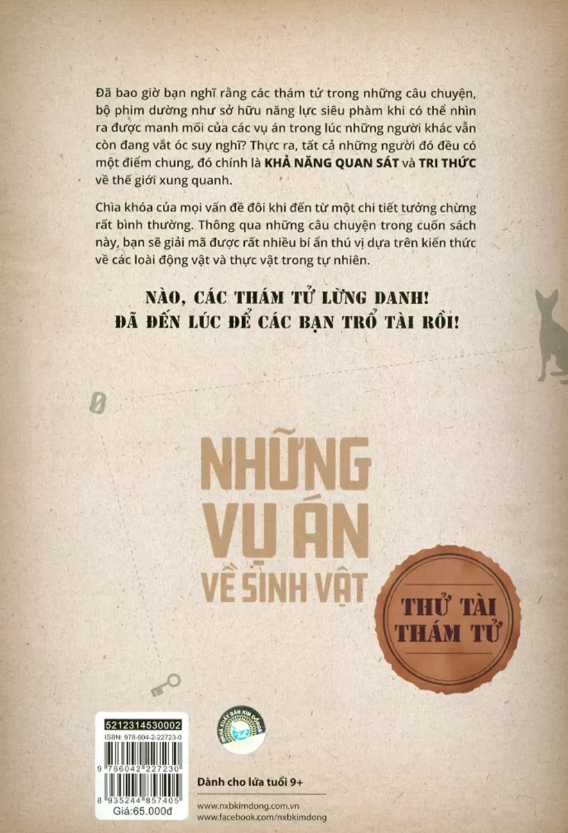 thử tài thám tử - những vụ án về sinh vật
