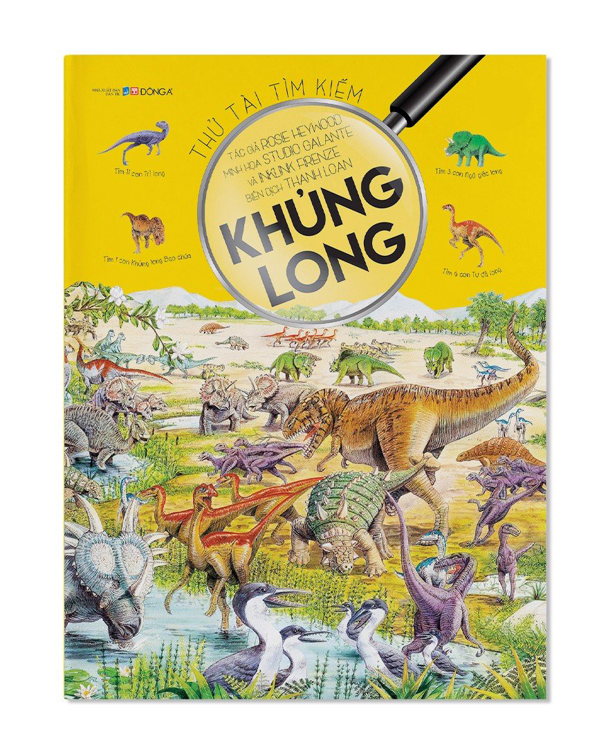 thử tài tìm kiếm - khủng long (tái bản 2023)