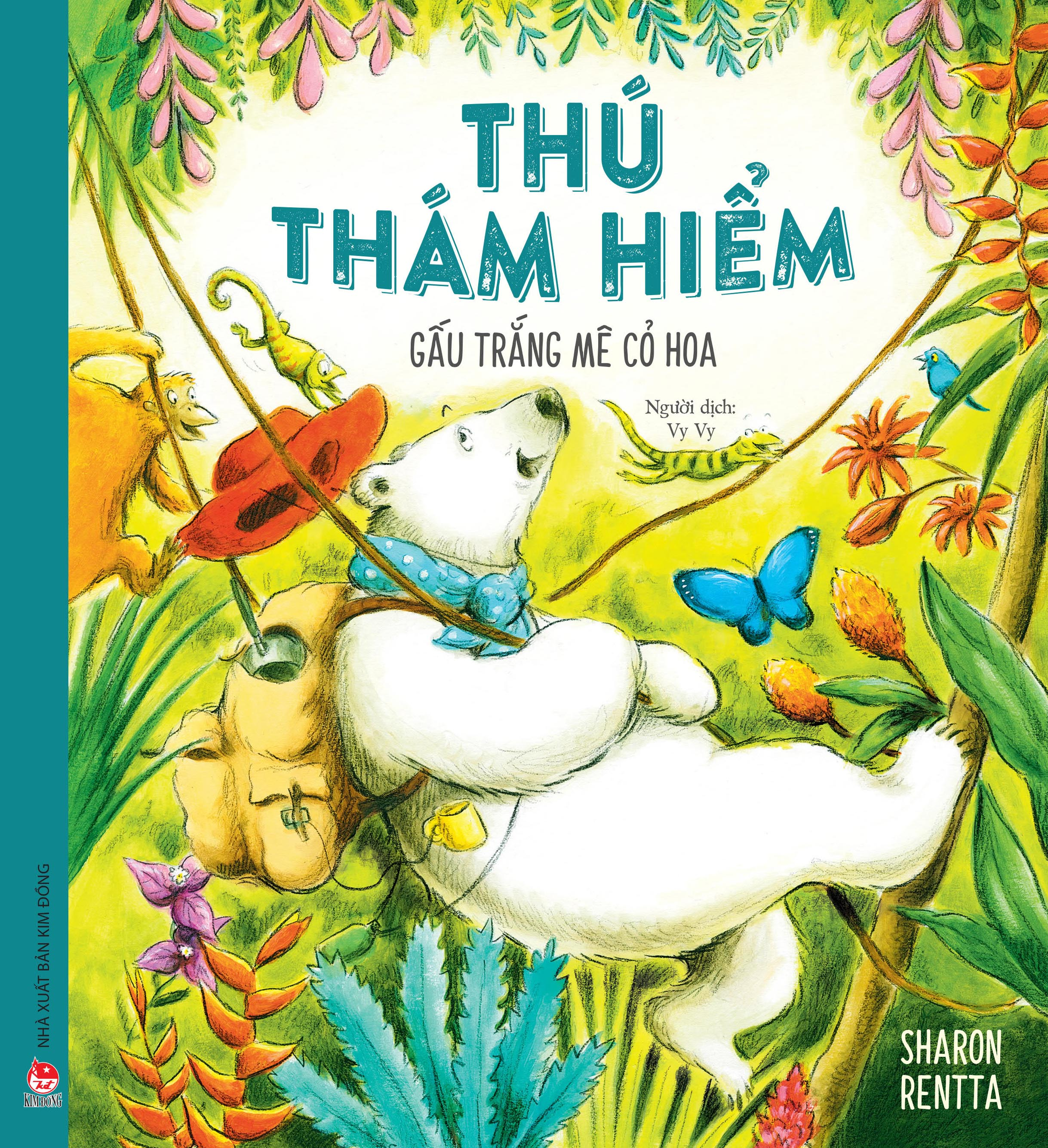 Thú Thám Hiểm - Gấu Trắng Mê Cỏ Hoa
