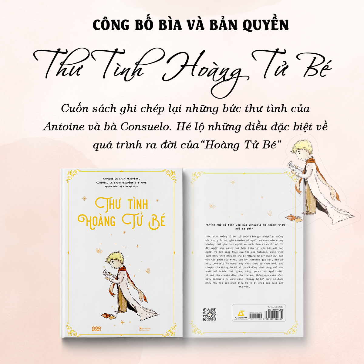thư tình hoàng tử bé - tặng kèm bookmark