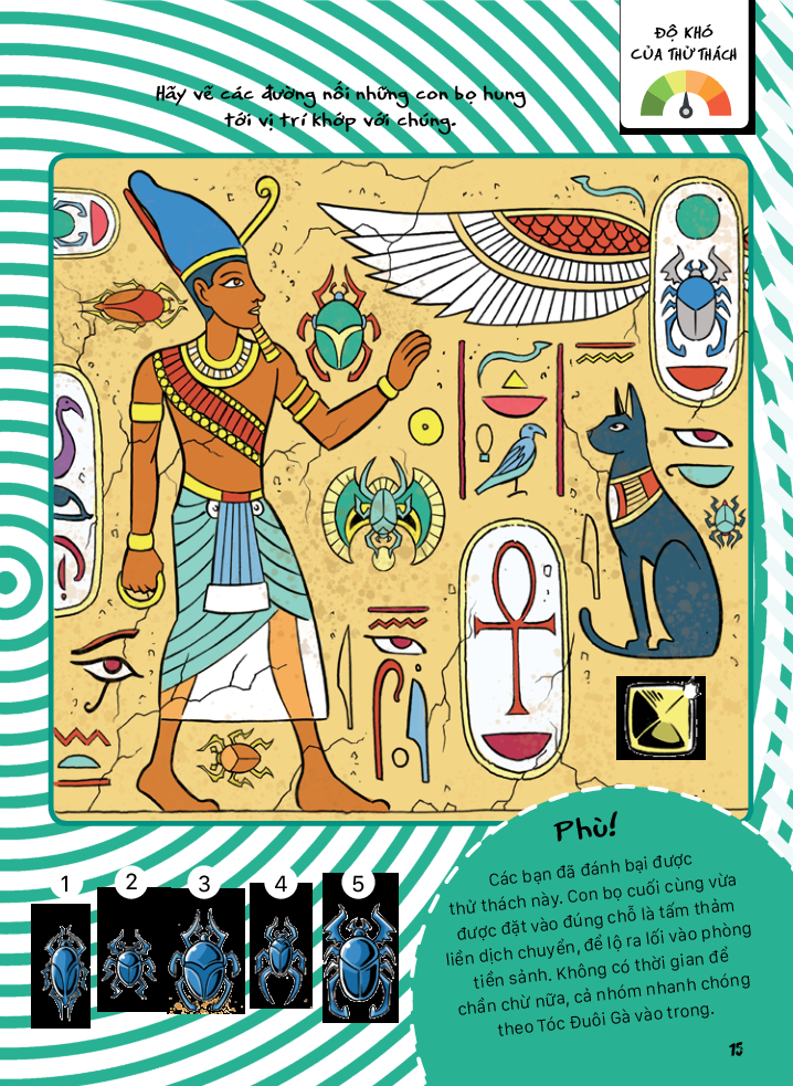 thử trí thông minh - trò chơi thoát hiểm - lăng mộ ai cập