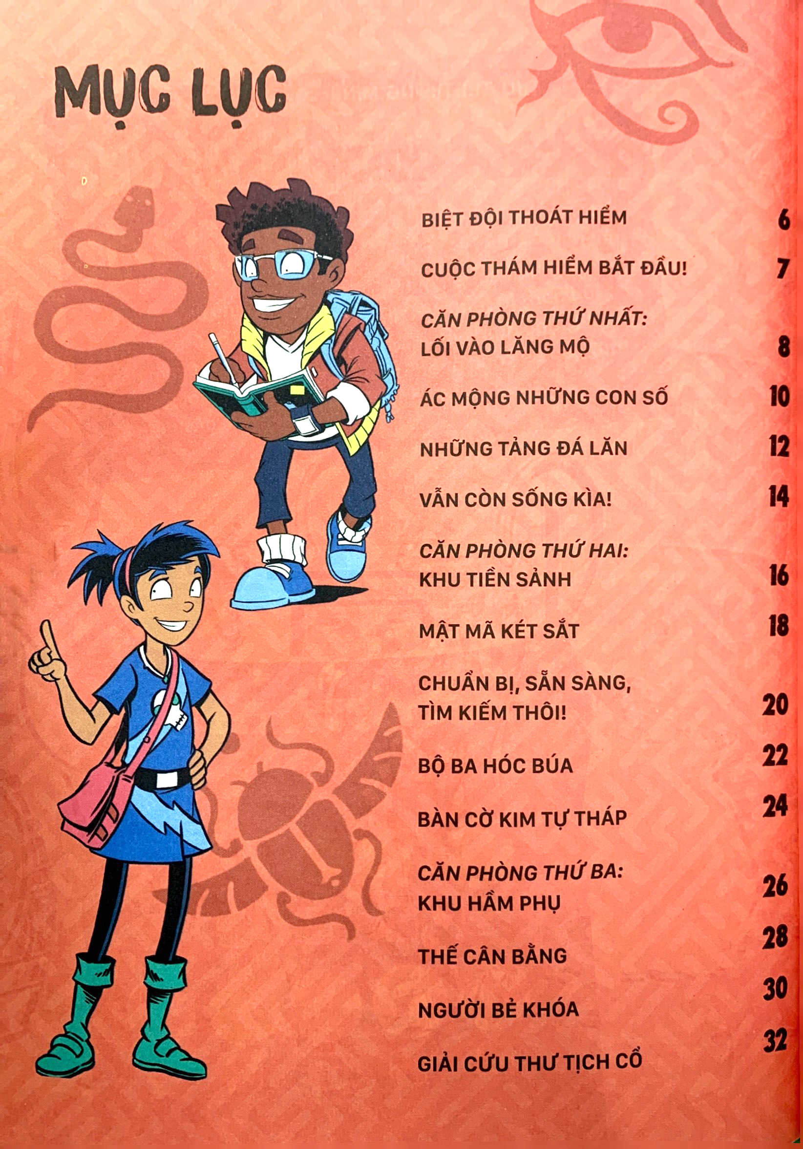 thử trí thông minh - trò chơi thoát hiểm - lăng mộ ai cập