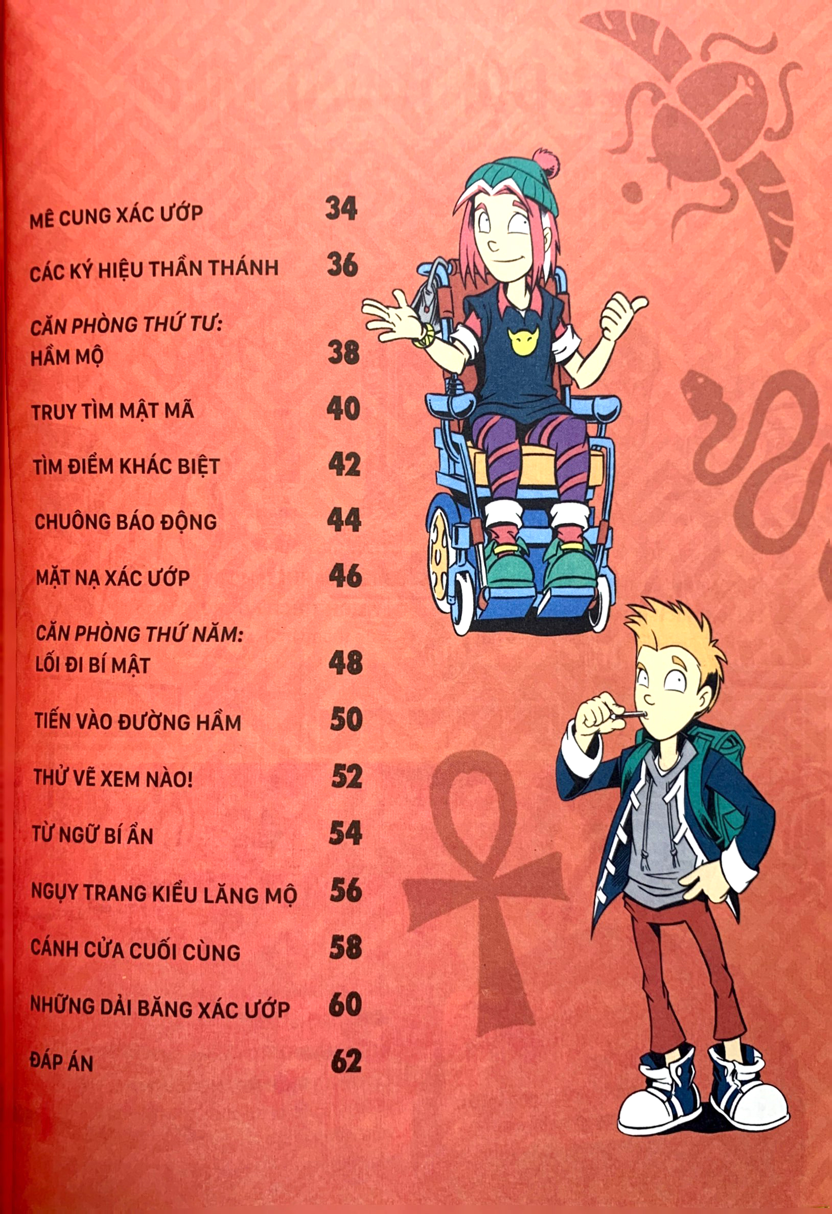 thử trí thông minh - trò chơi thoát hiểm - lăng mộ ai cập