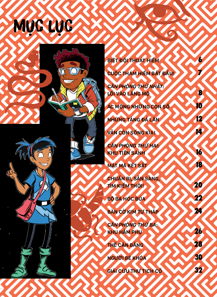 thử trí thông minh - trò chơi thoát hiểm - lăng mộ ai cập