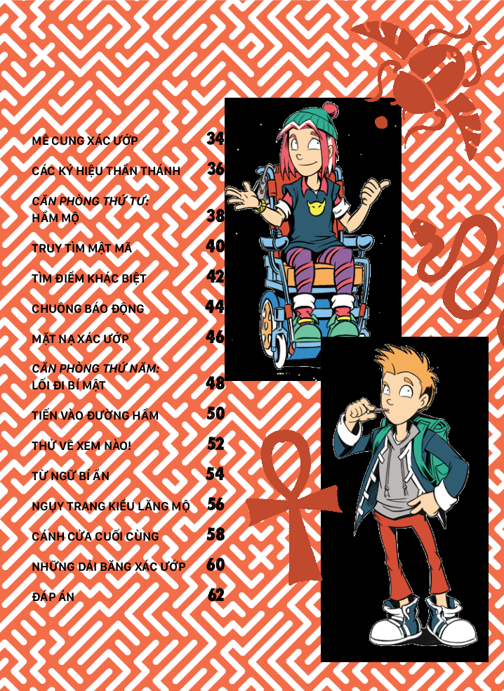 thử trí thông minh - trò chơi thoát hiểm - lăng mộ ai cập