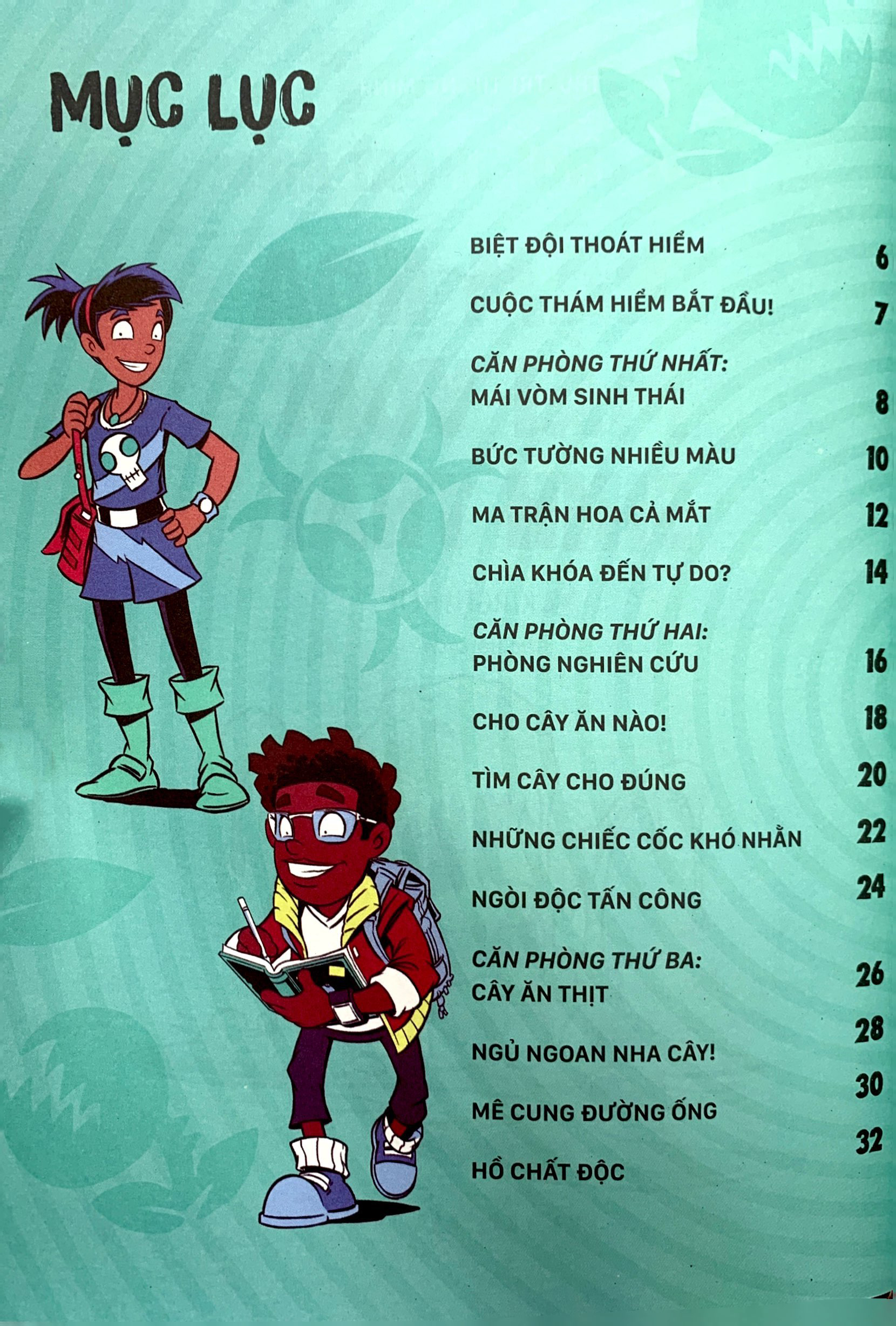 thử trí thông minh - trò chơi thoát hiểm - thảm họa mái vòm sinh thái