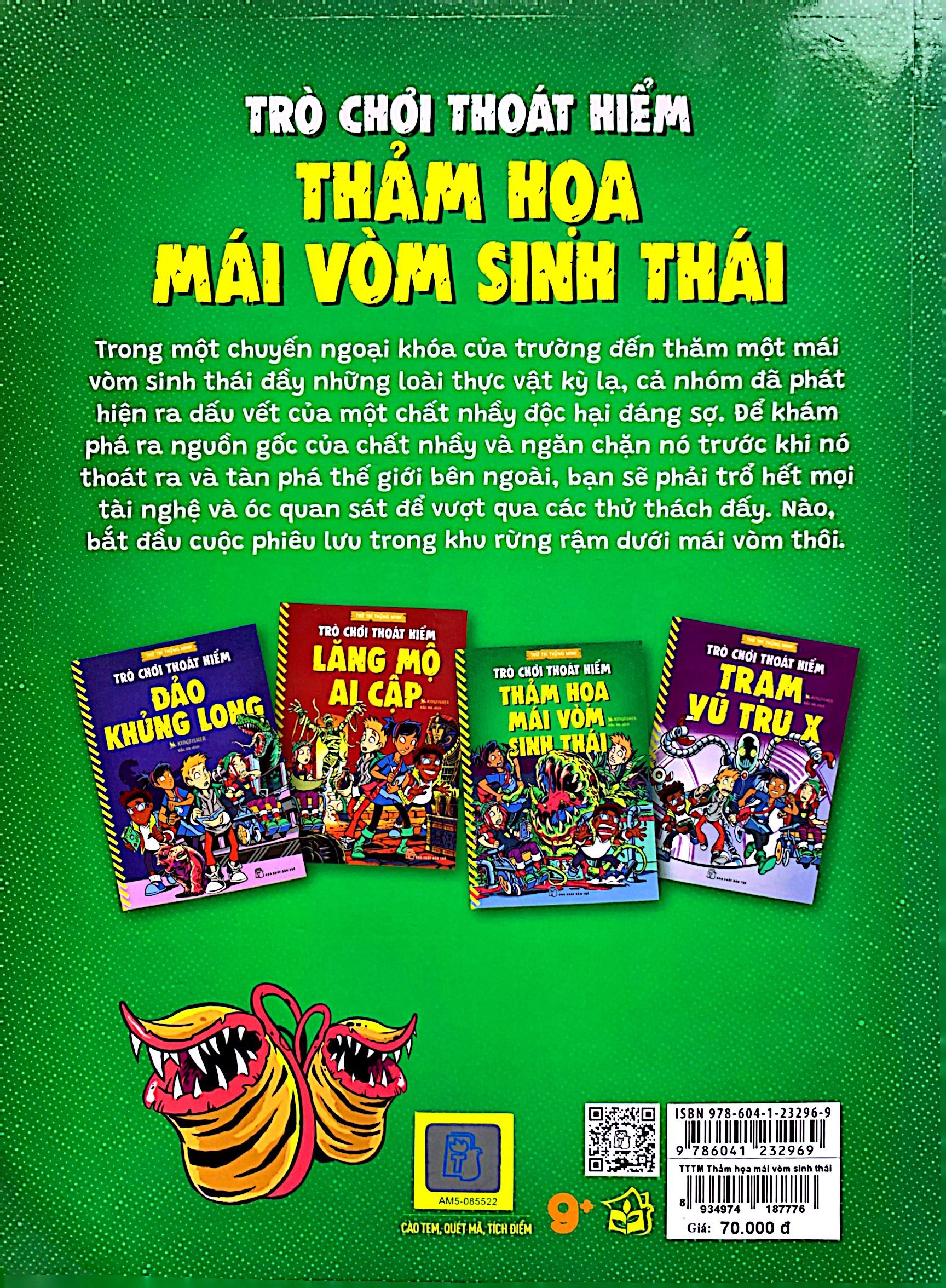 thử trí thông minh - trò chơi thoát hiểm - thảm họa mái vòm sinh thái