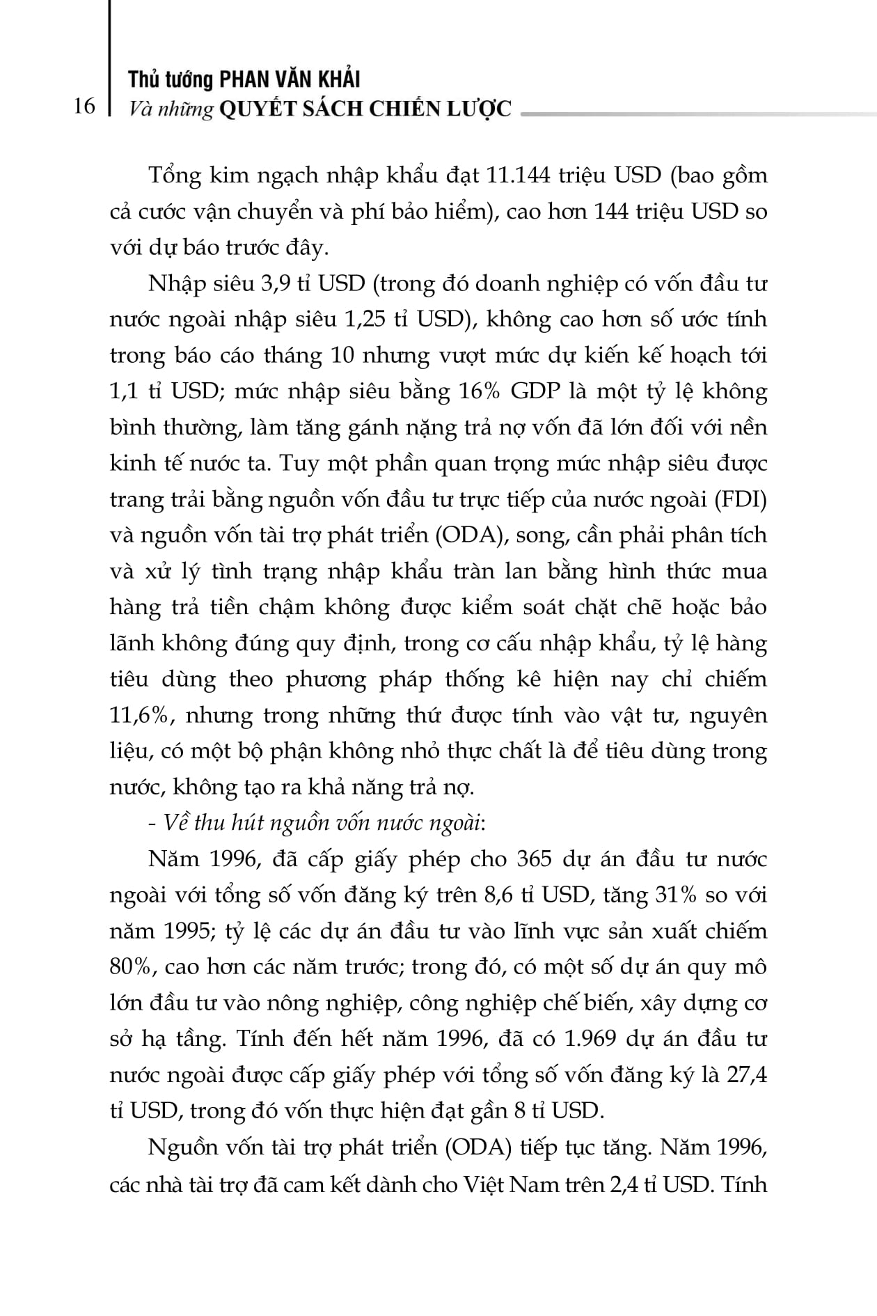 thủ tướng phan văn khải và những quyết sách chiến lược