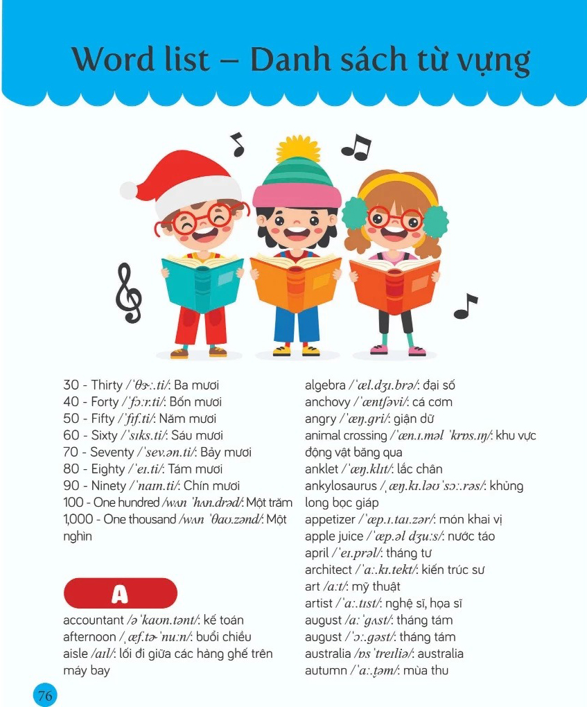 Thu Vien Hinh Anh Cho Be Moi Ngay - 600+ Tu Vung Tieng Anh Theo Chu De Cho Be - Song Ngu Anh-Viet