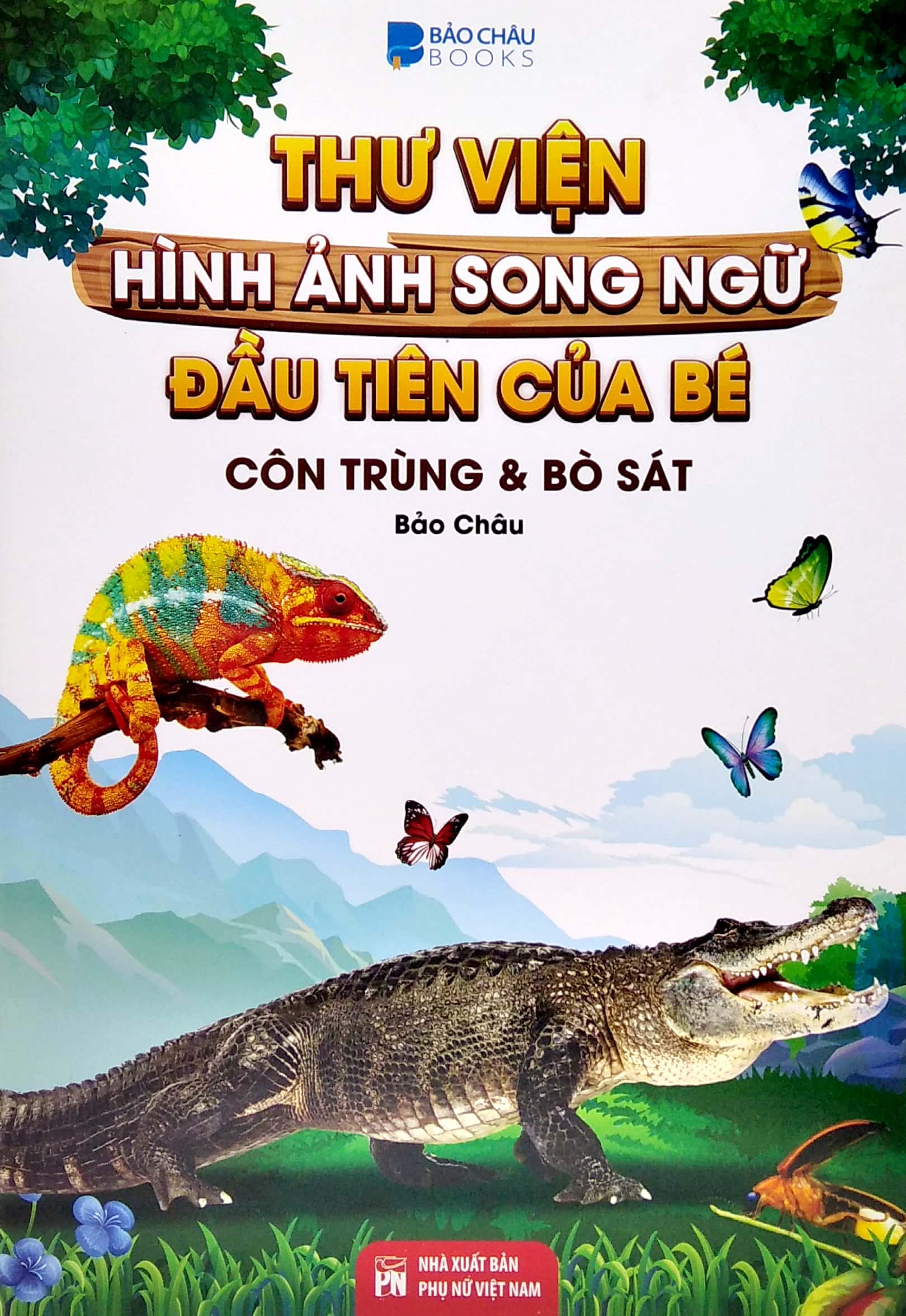 thư viện hình ảnh song ngữ đầu tiên của bé - côn trùng và bò sát
