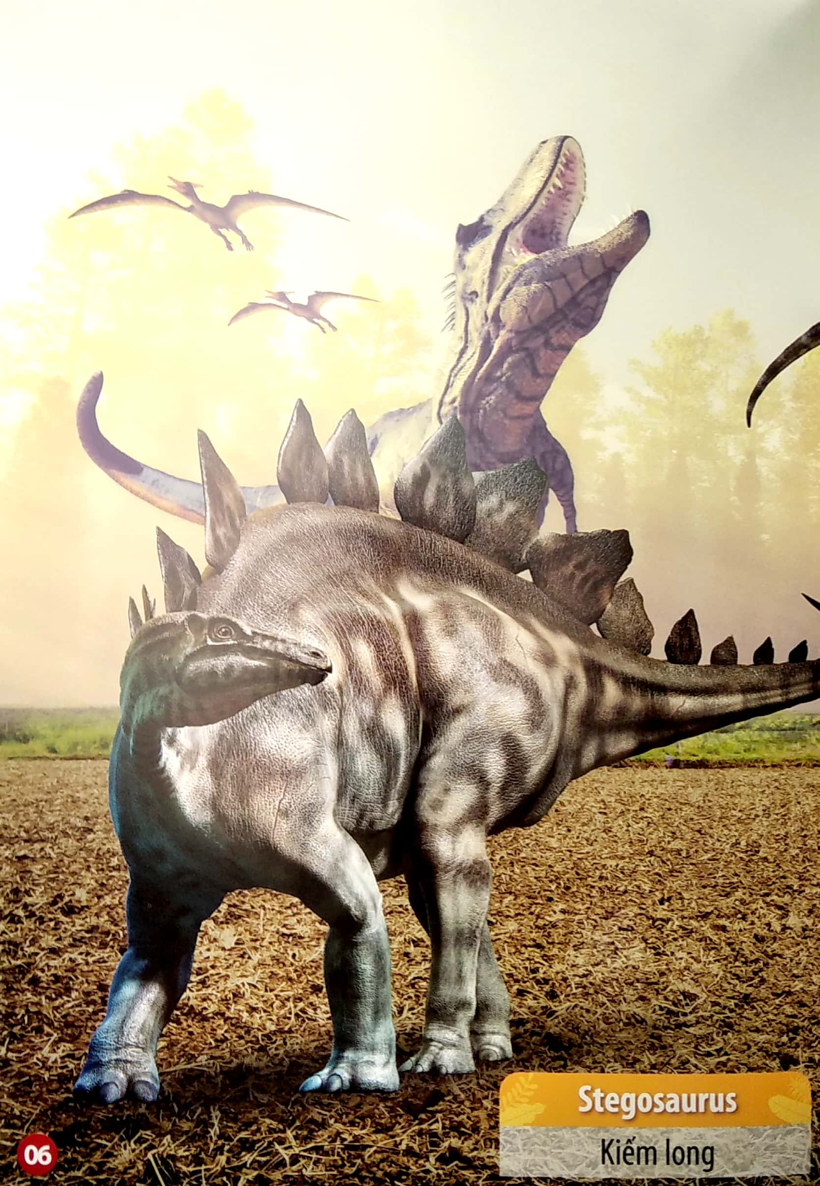 thư viện hình ảnh song ngữ đầu tiên của bé - thế giới khủng long